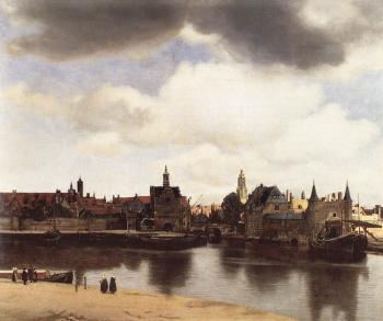 Johannes Vermeer : View on Delft